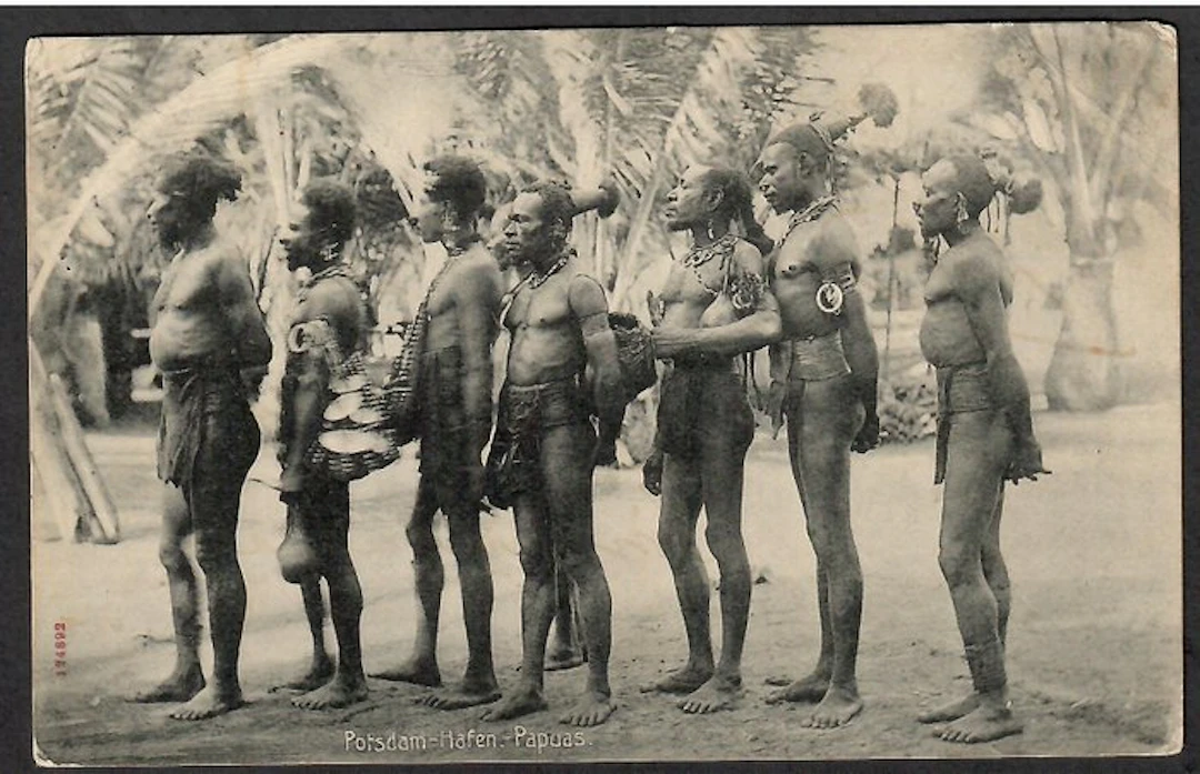 German New Guinea 1910 - DNG postcard Potsdam Harbor...