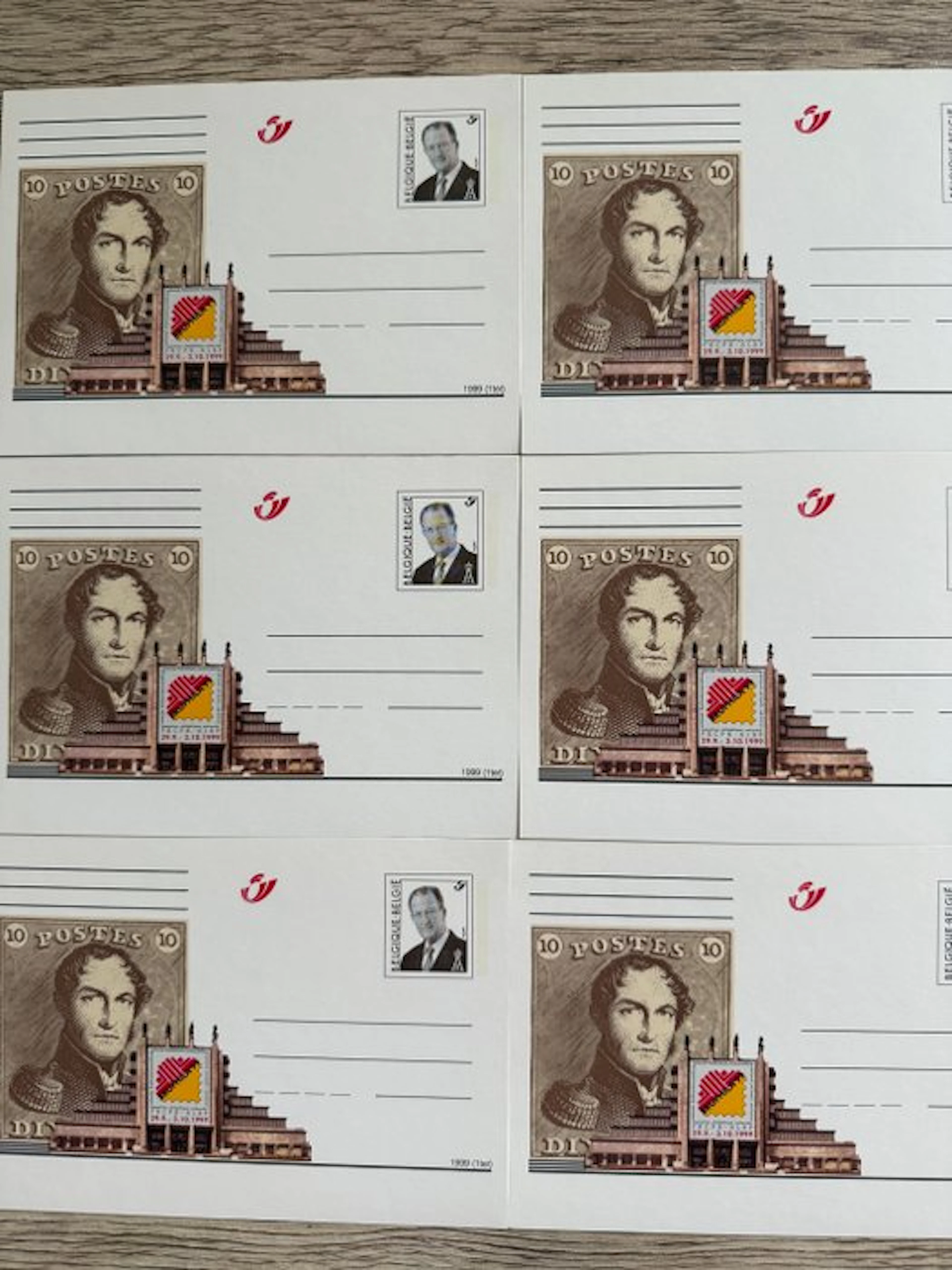 Belgium 1996/2008 - 300 postcards (65 mutapost, 235 unwritten yellow postcards)
