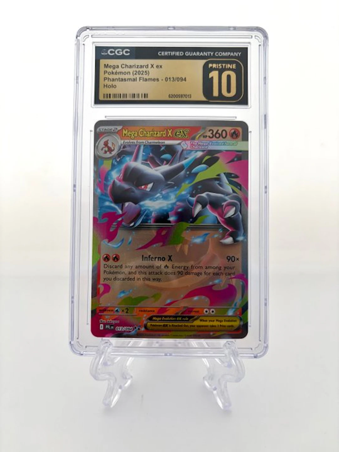 Pokémon - 1 Graded card - Mega Charizard X ex...