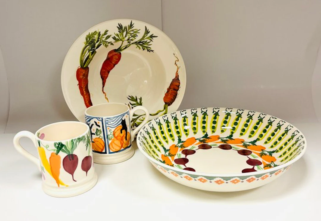 Emma Bridgewater - Dish (4) - Vegetable Garden / Carrots & Beets - Earthenware
