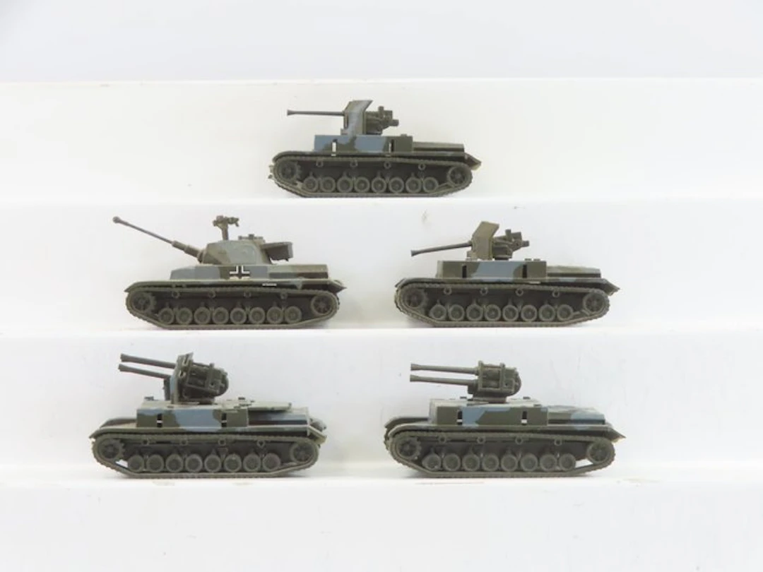 Roco Minitanks 1:87 - Model military vehicle (5) - 5 Panzer IV tanks