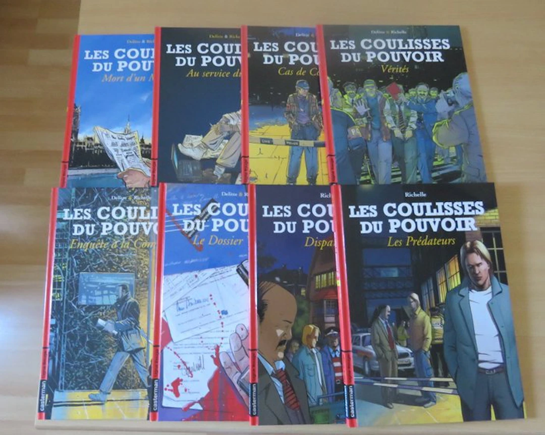 Les Coulisses du Pouvoir T1 à T8 - 8x C - EO/Ré - 8 Album - 1999/2008