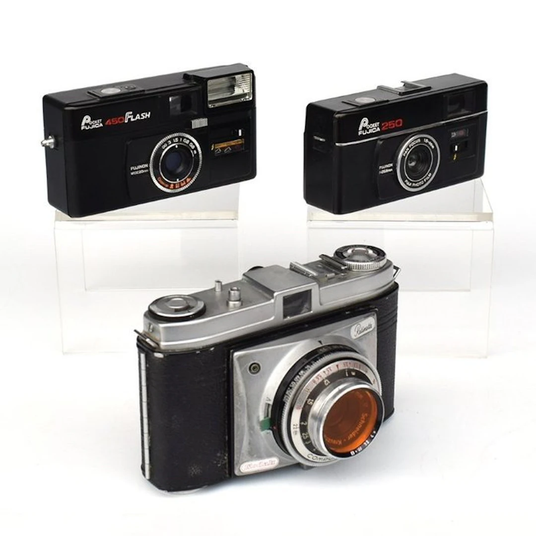 Kodak Retinette (022), Fujica 250 en 450 Analogue camera