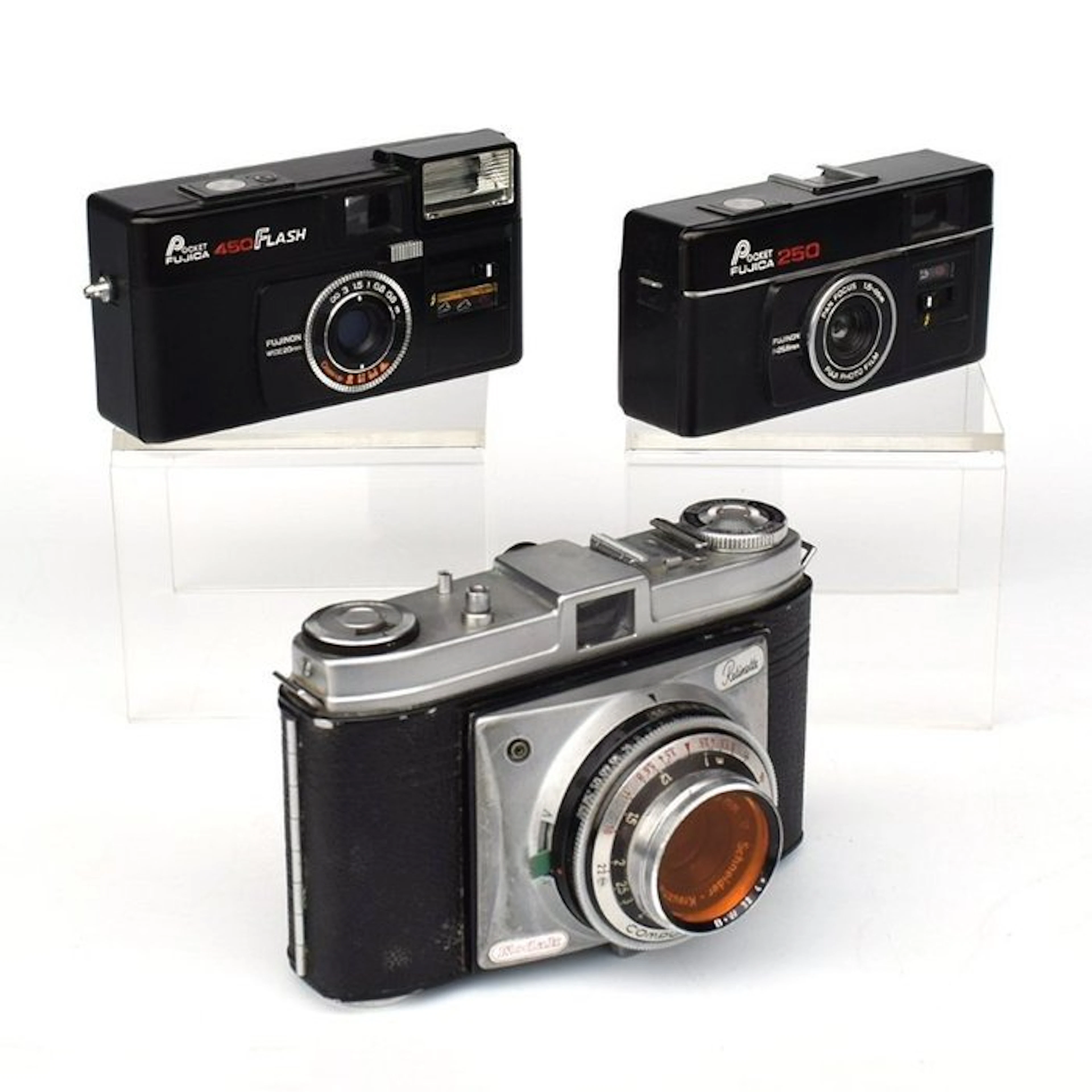 Kodak Retinette (022), Fujica 250 en 450 Analogue camera