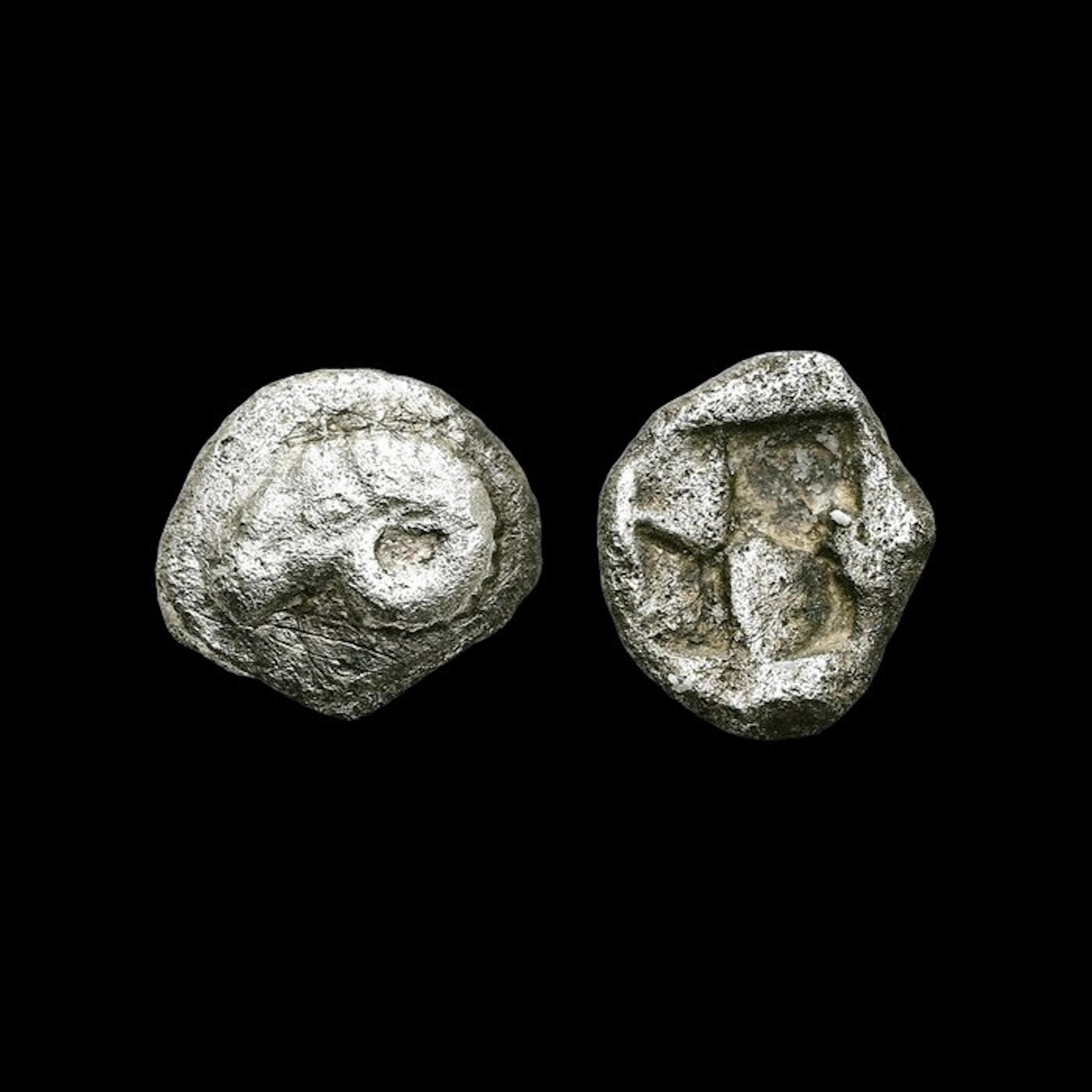 Troas, Kebren Hemidrachm Ca. 520-480 BC. Very rare!