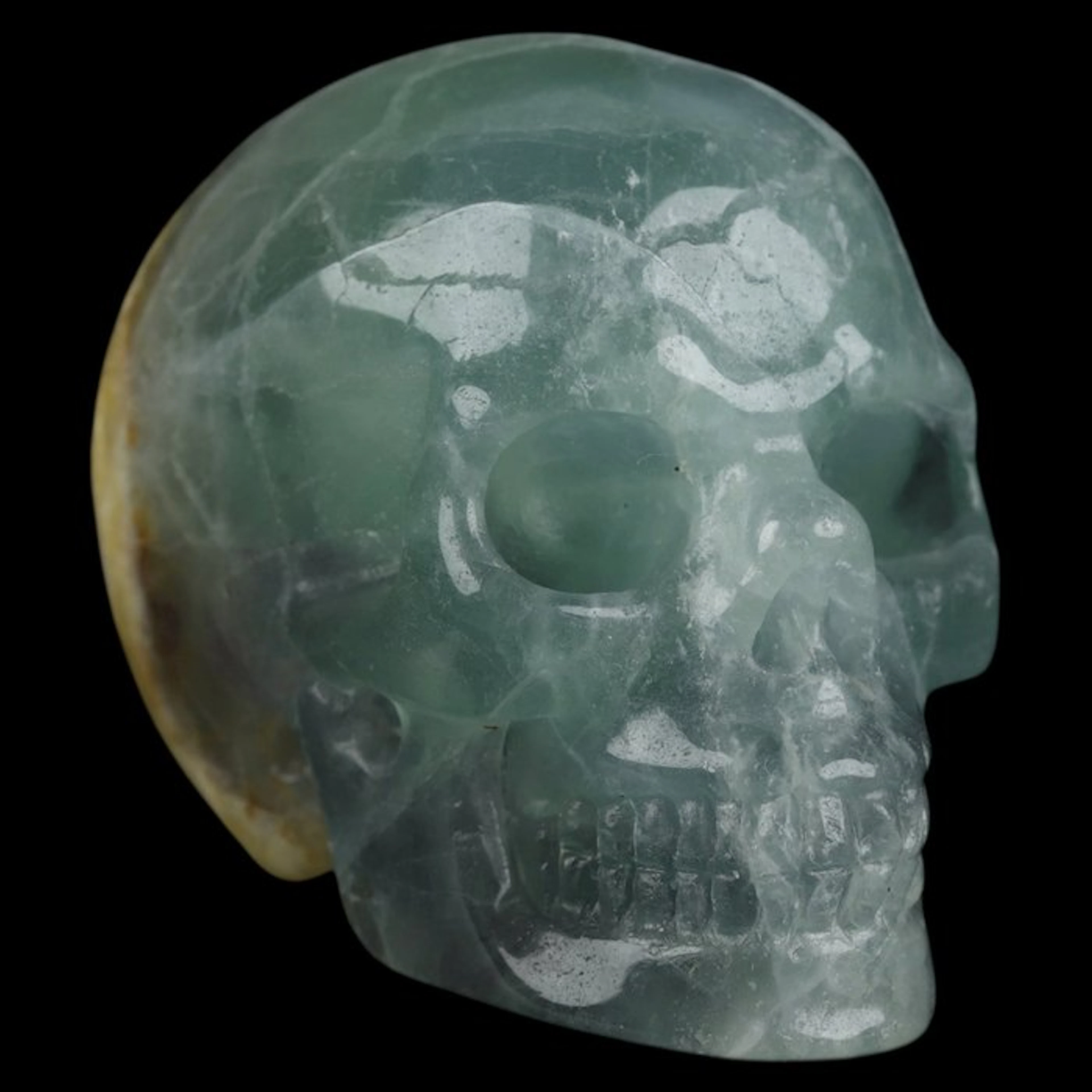112g fluorite skull – Collector's Piece – Georgian craft...