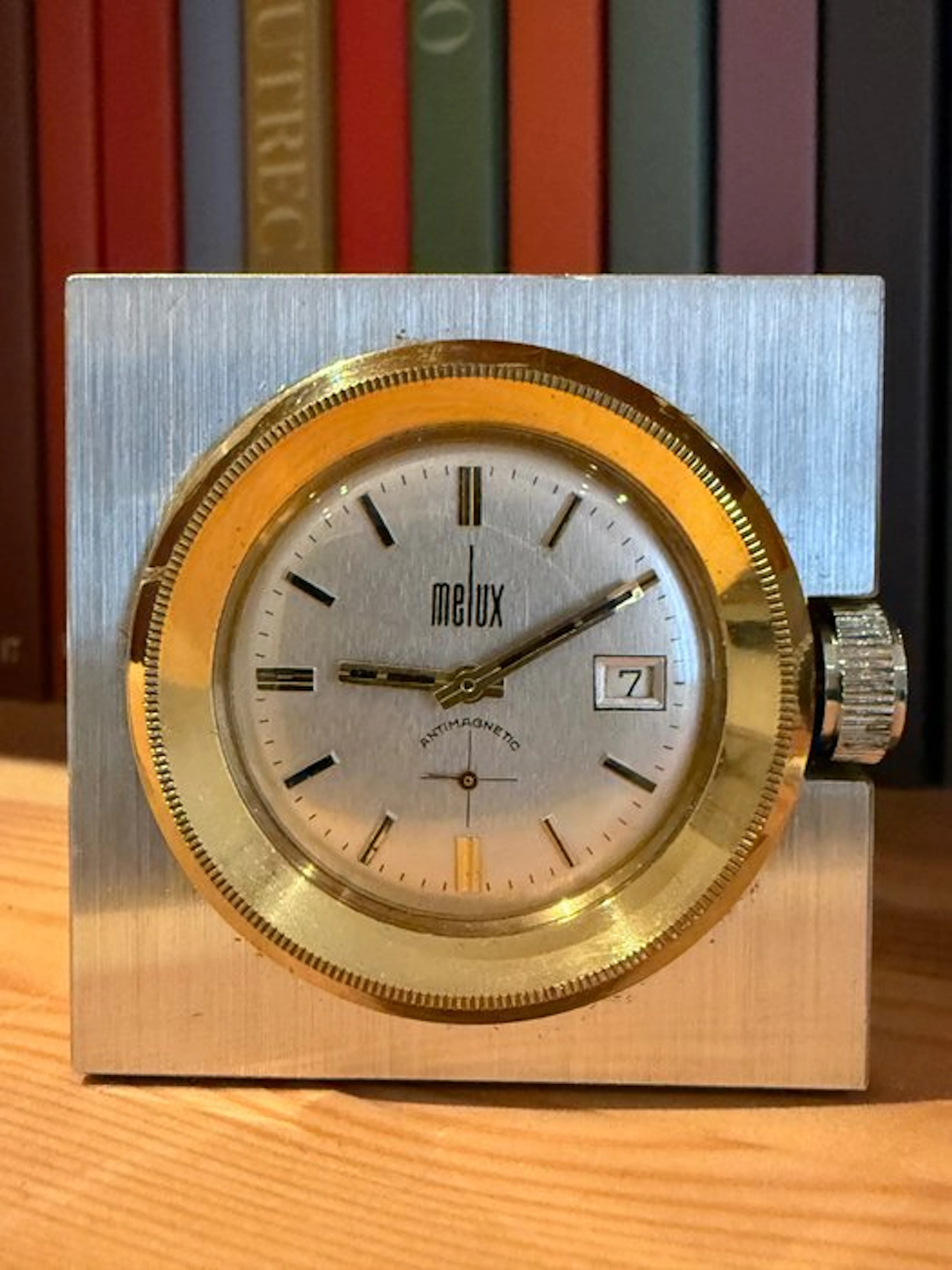 Table clock - melux - Metal - 1960-1970