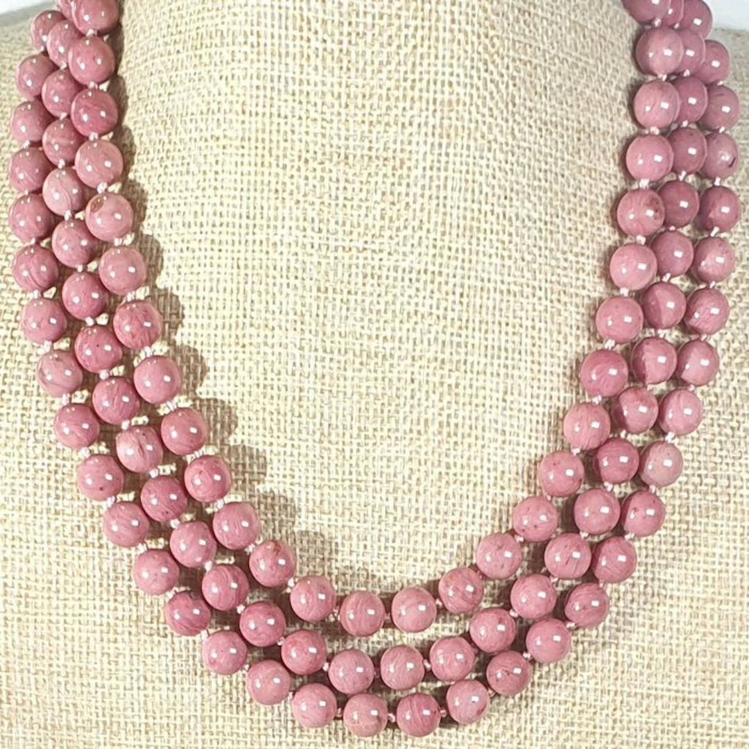 Natural Rhodonite from Tanzania - Energy of Love - HIGH...