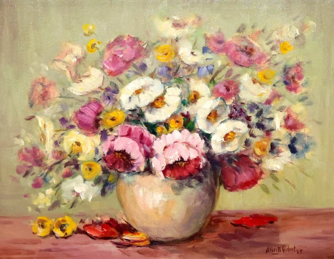 Alberto Gisbert Siurana (1923-2009) - Esplendor floral - NO RESERVE