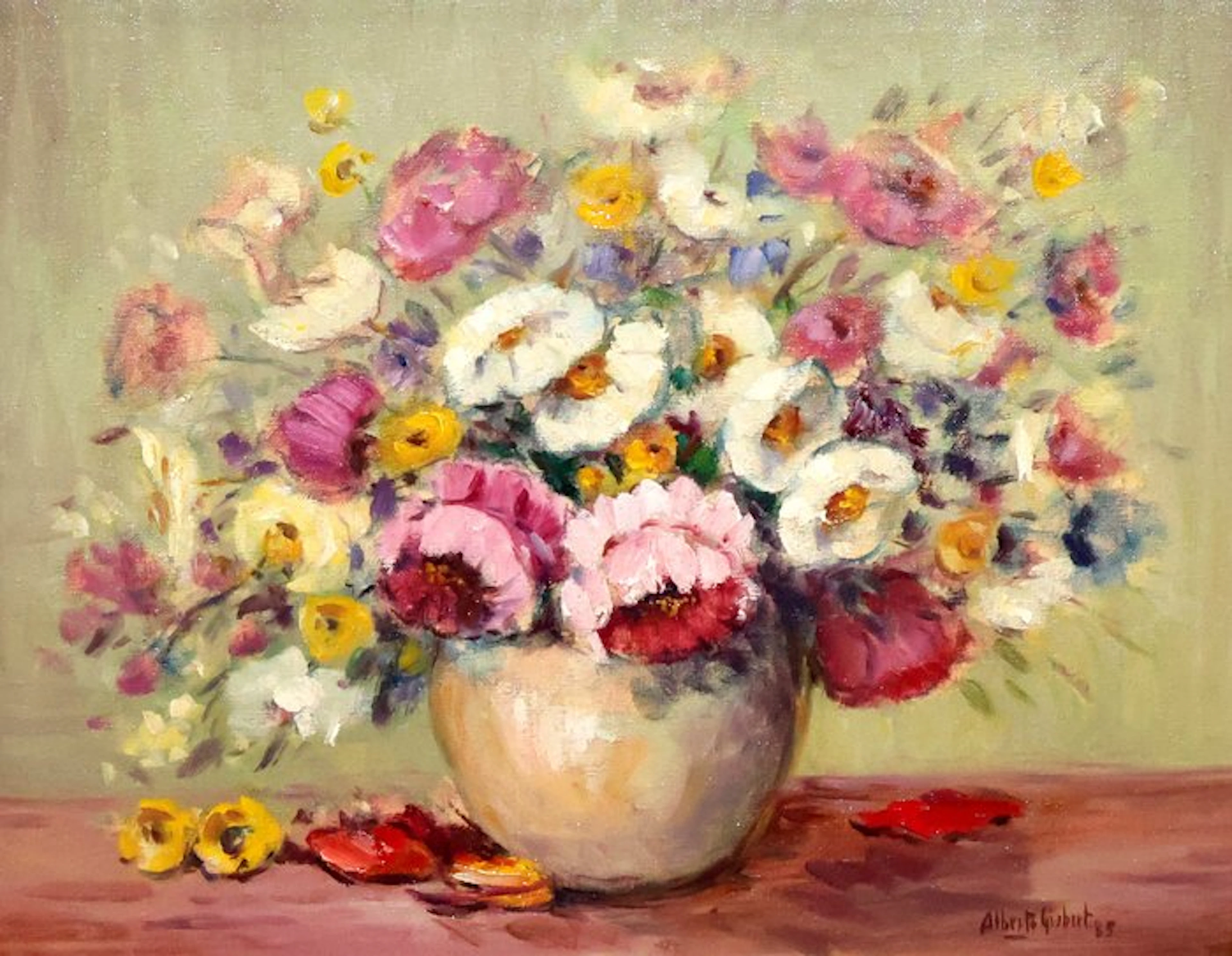 Alberto Gisbert Siurana (1923-2009) - Esplendor floral - NO RESERVE