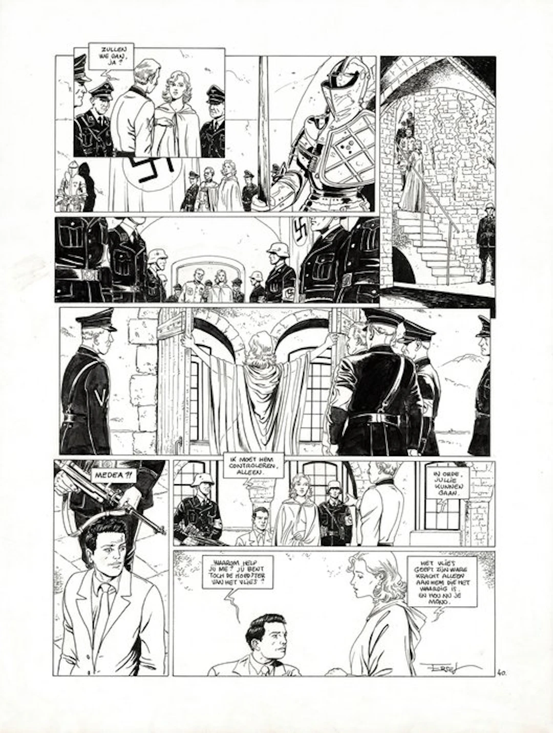 Ersel - 1 Original page - Medea - Het gulden vlies - 2009