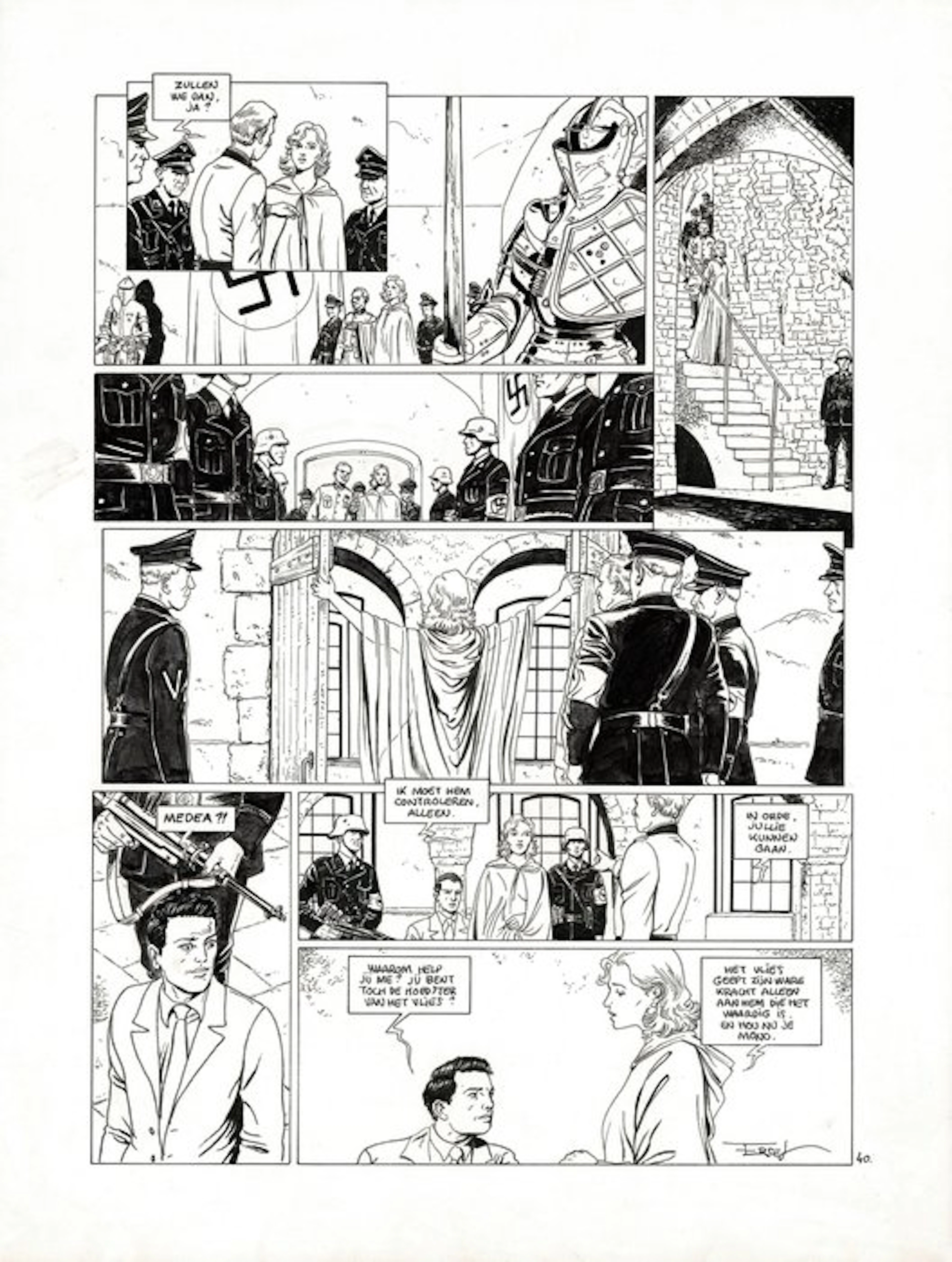 Ersel - 1 Original page - Medea - Het gulden vlies - 2009