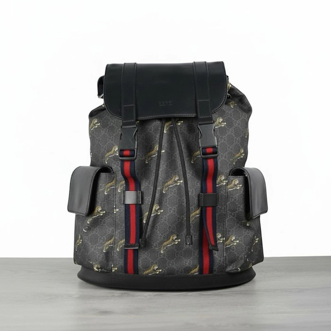 Gucci - GG Supreme Tiger Backpack - Backpack