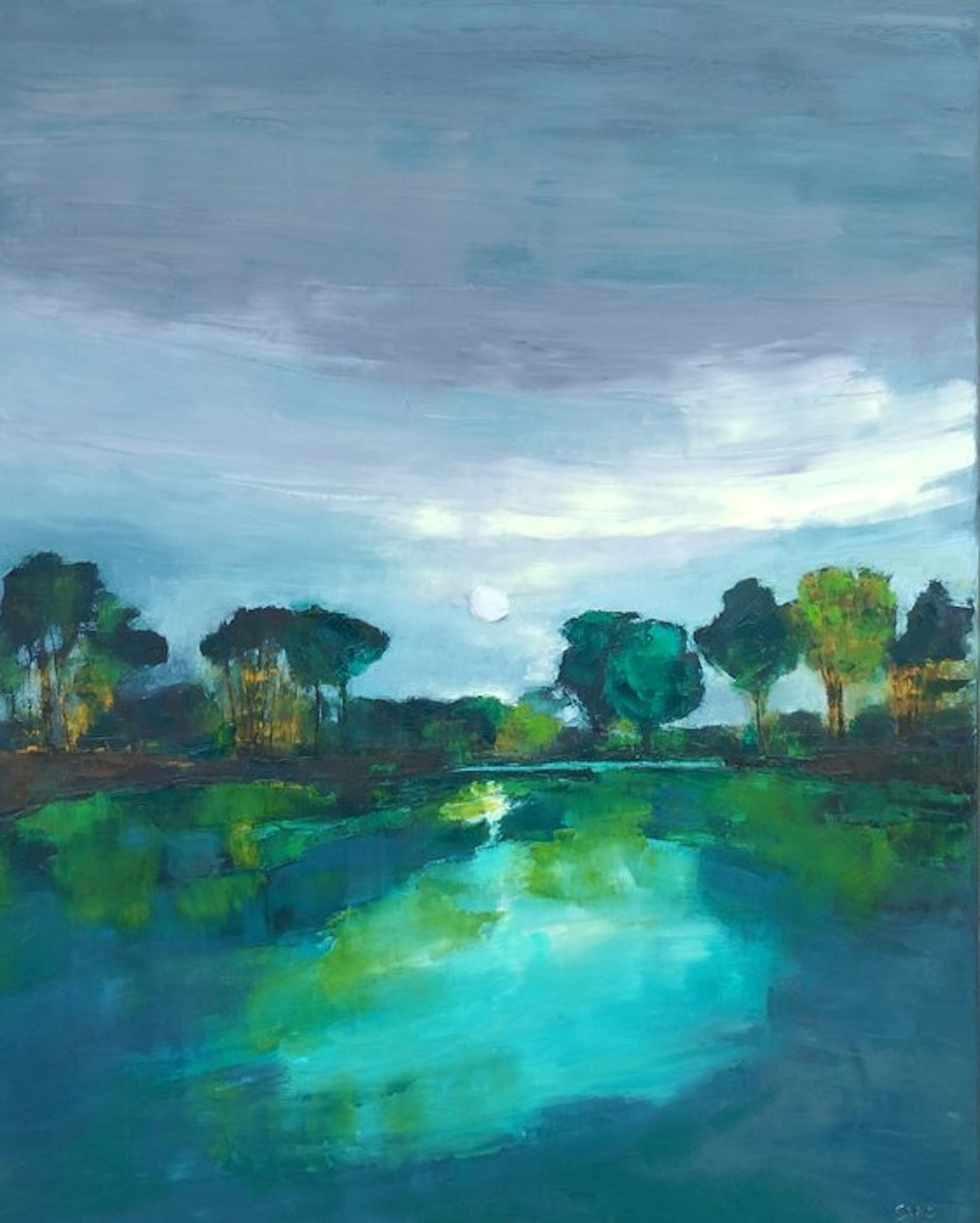 Copo (XX-XXI) - Lune sur lac