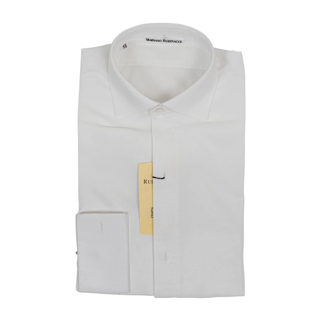 RUBINACCI NAPOLI - Size 15 - 38 - Shirt Smoking White...