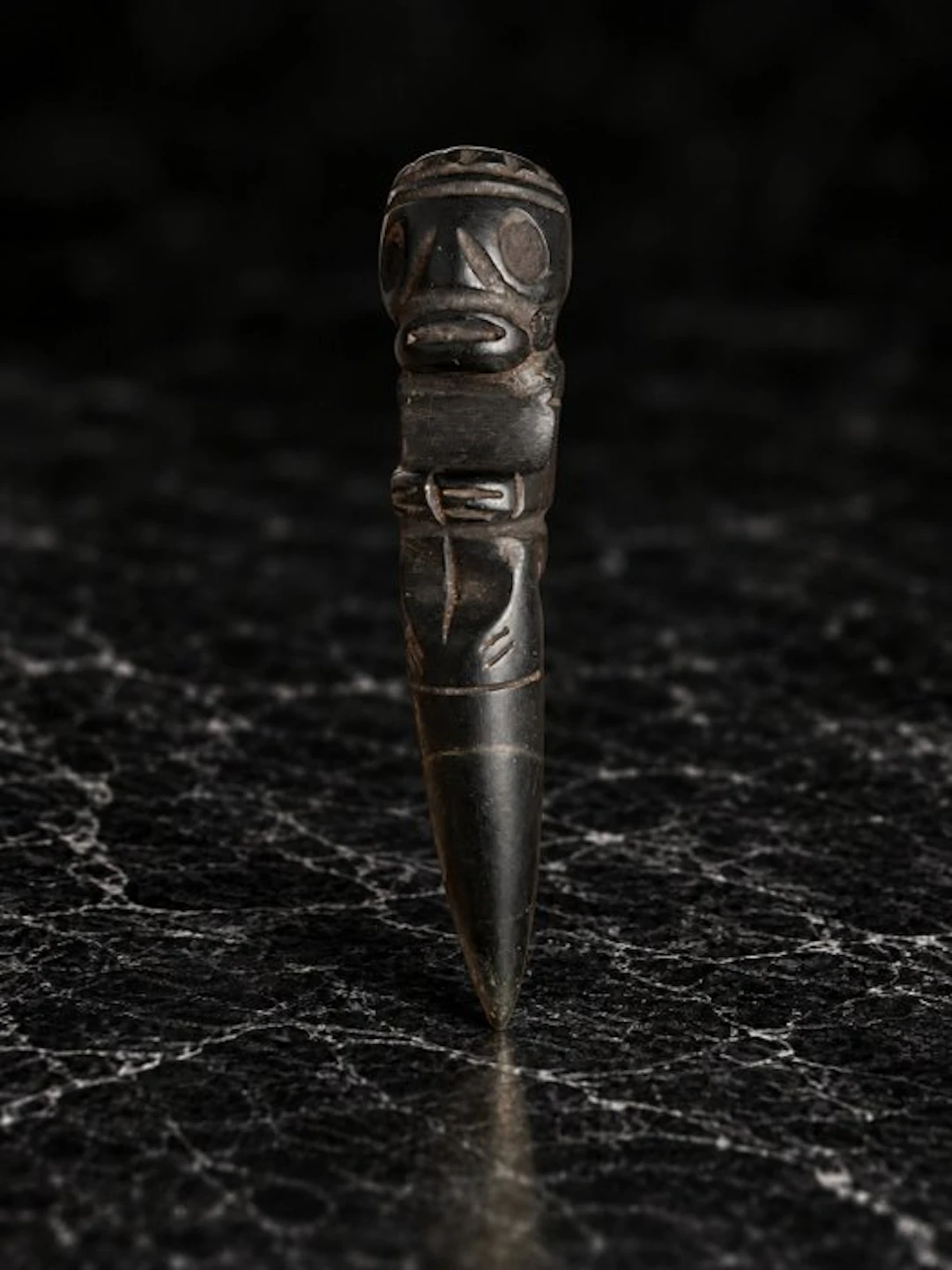 Taino Culture 10th to 15th Century AD Stone, Serpentine Zemi Idol - 6.9 cm