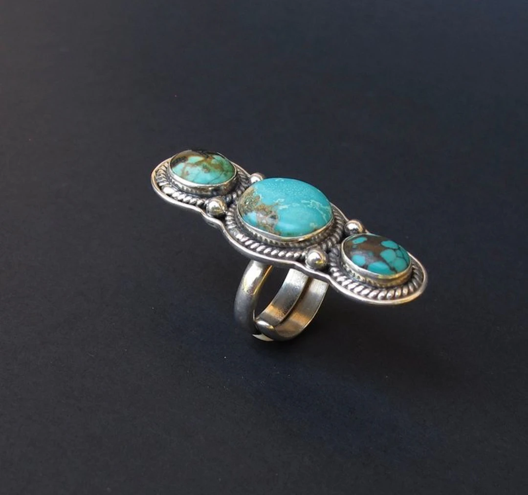 Silver - Ring - Nepalese Turquoise