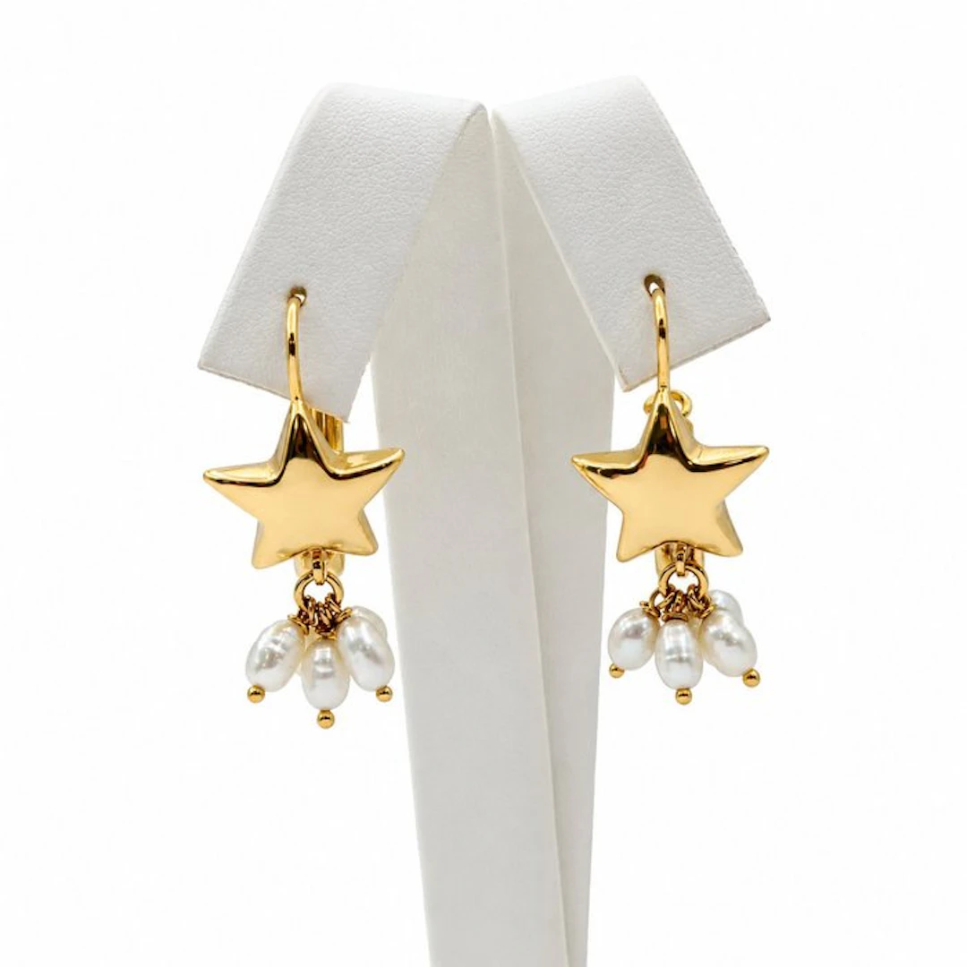 No reserve price - Earrings - 18 kt