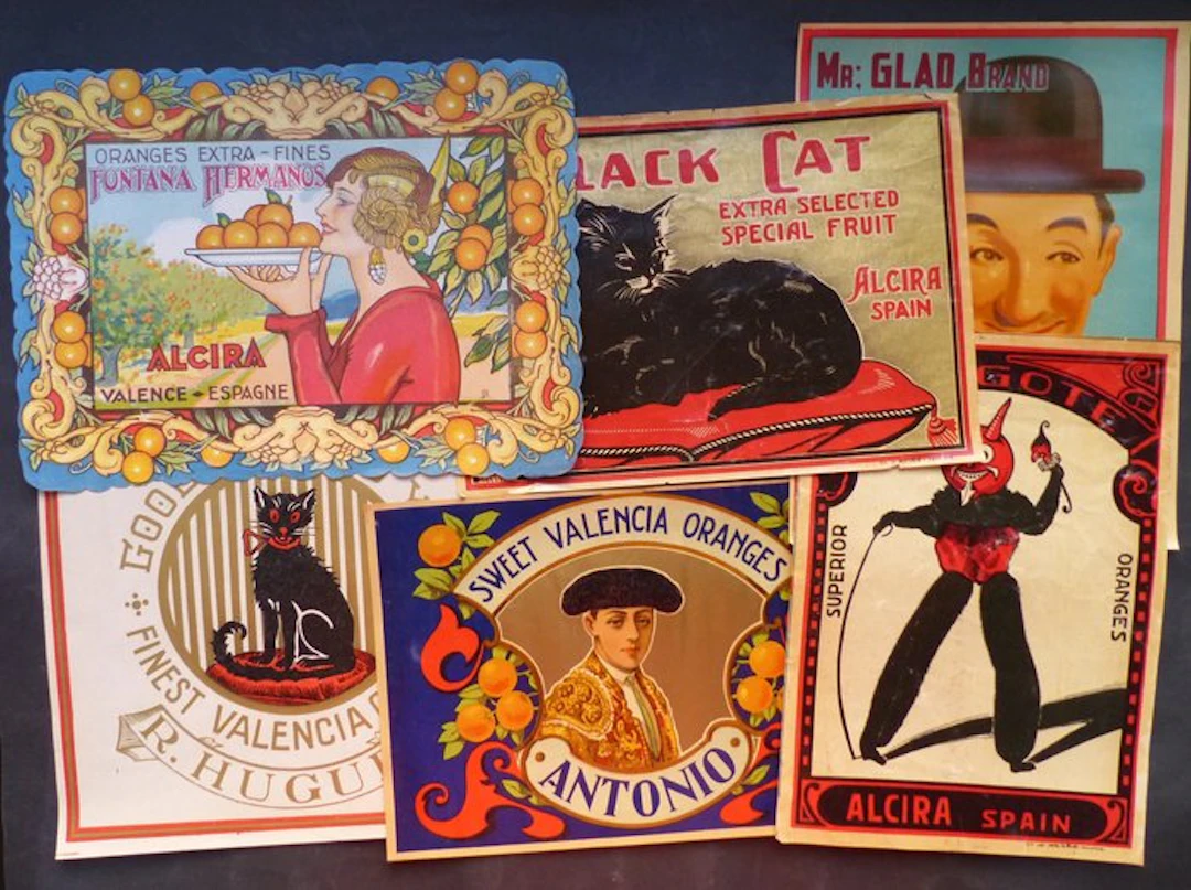 Anonymous - A rare collection of 87 small Spain posters...