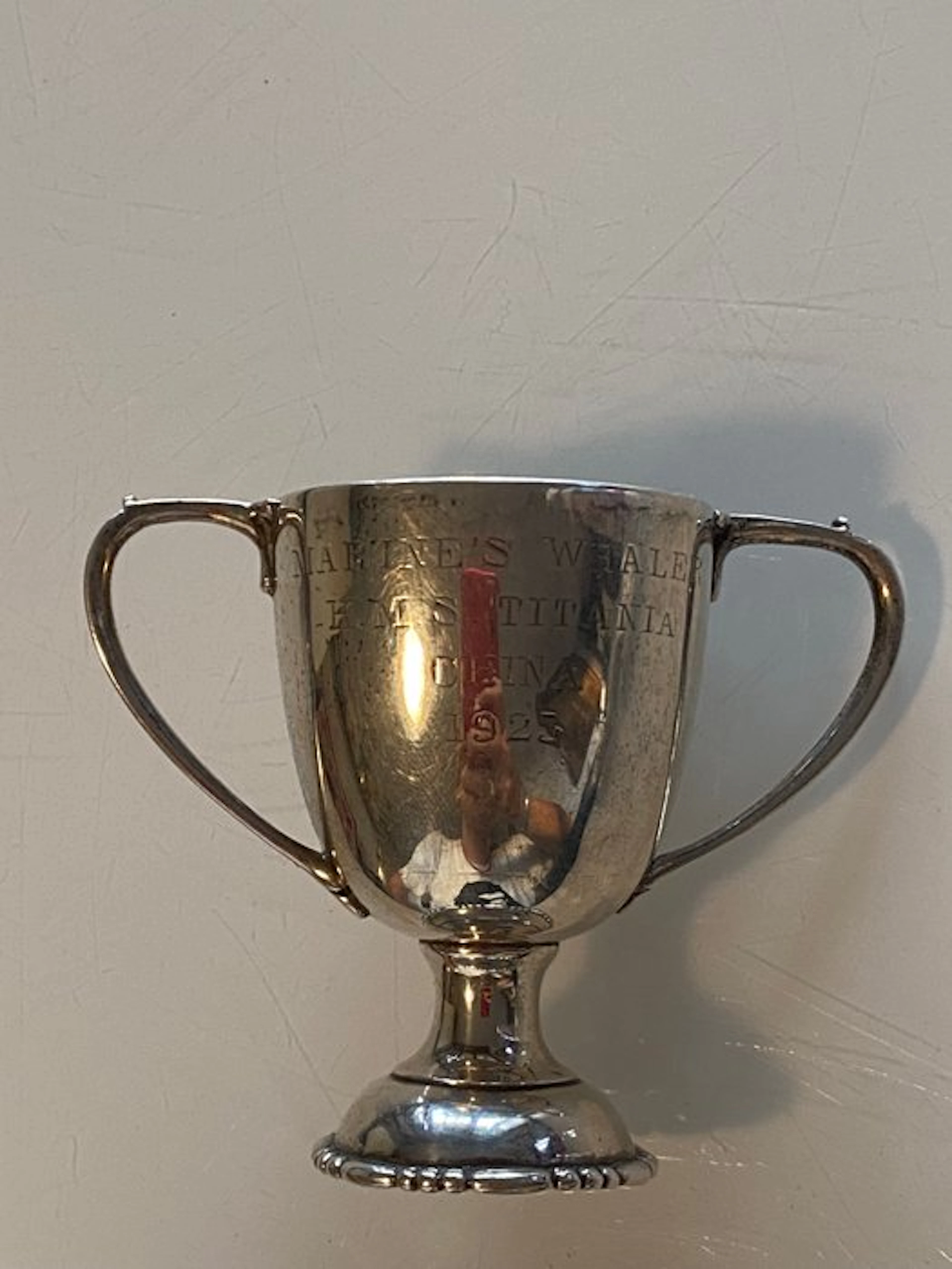 Wang Hing & Company (宏興) - Goblet - .900 silver - Royal Navy - Hong Kong
