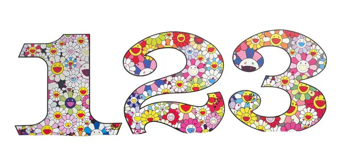 Toni Barnes (2000) - Number 1, 2, 3 (Murakami style)