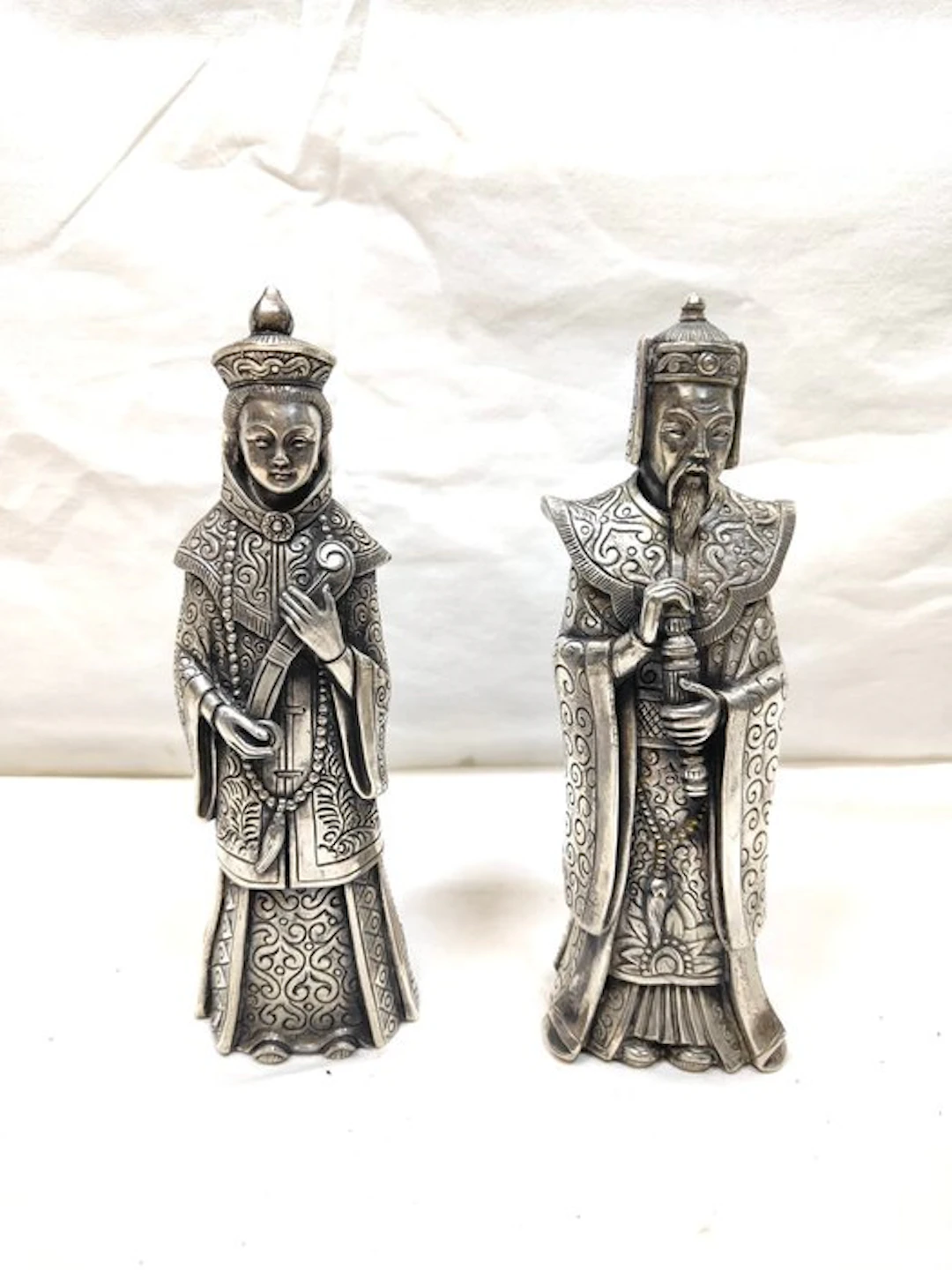 Statue, Imperatori - 18 cm - Two statues