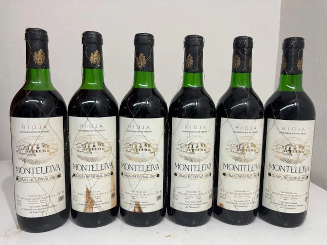 1982 Bodegas Monteleiva - Rioja Gran Reserva - 6 Bottles (0.75L)