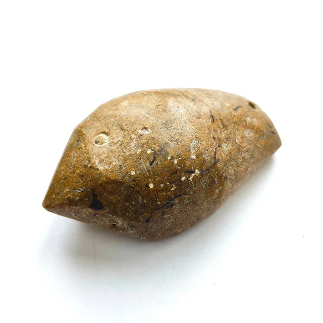 Ancient Western Asiatic Jasper XL Bird Shaped Bead...