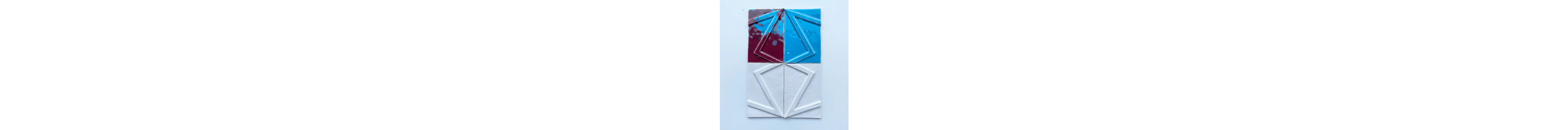 Tile (4) - in Limoges porcelain - FOUZIA KHAIA - 2026