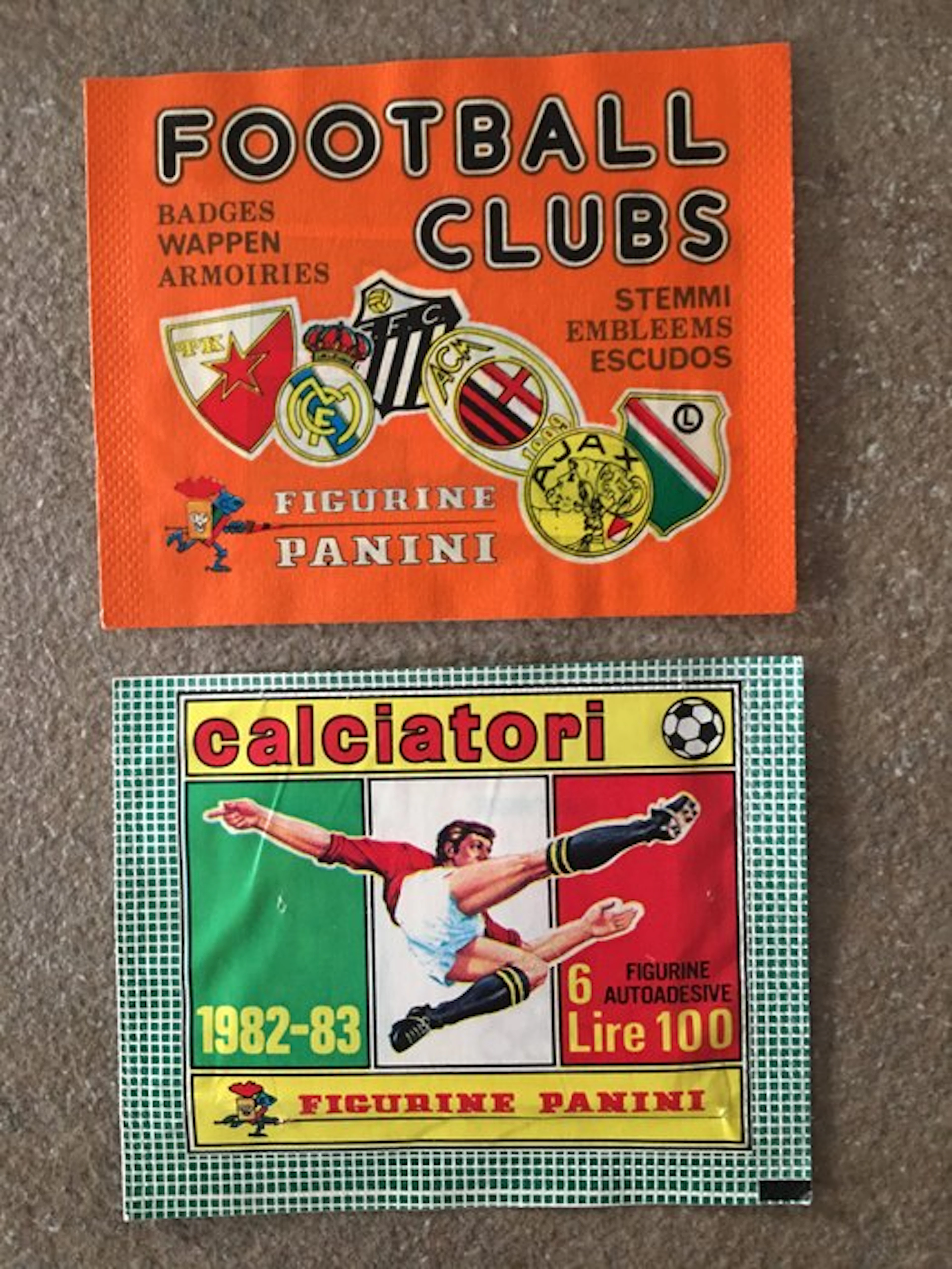 Panini Panini - Lotto 2 Bustine Sigillate - Football...