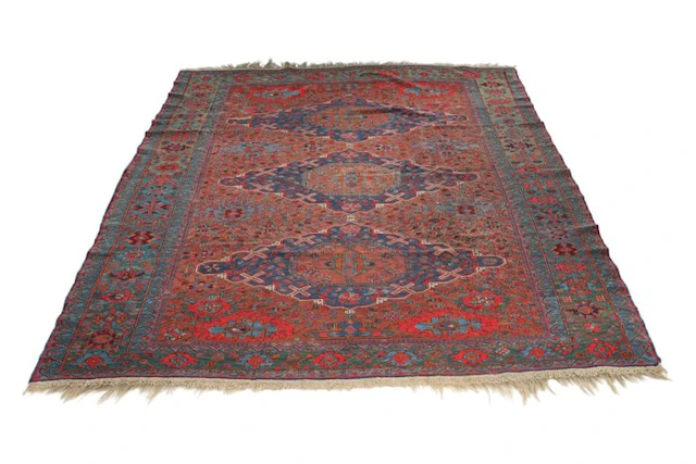 Antique Usak Suzani Kilim - Rug - 258 cm - 193 cm