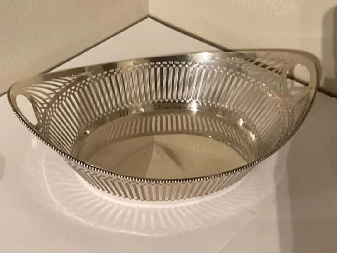 Bread basket - .833 silver - Silver Bread Basket