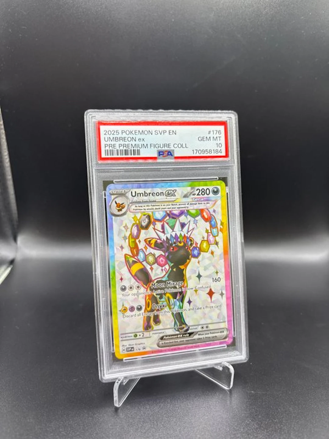 Pokémon - 1 Graded card - Umbreon ex 176 Full art - PSA...