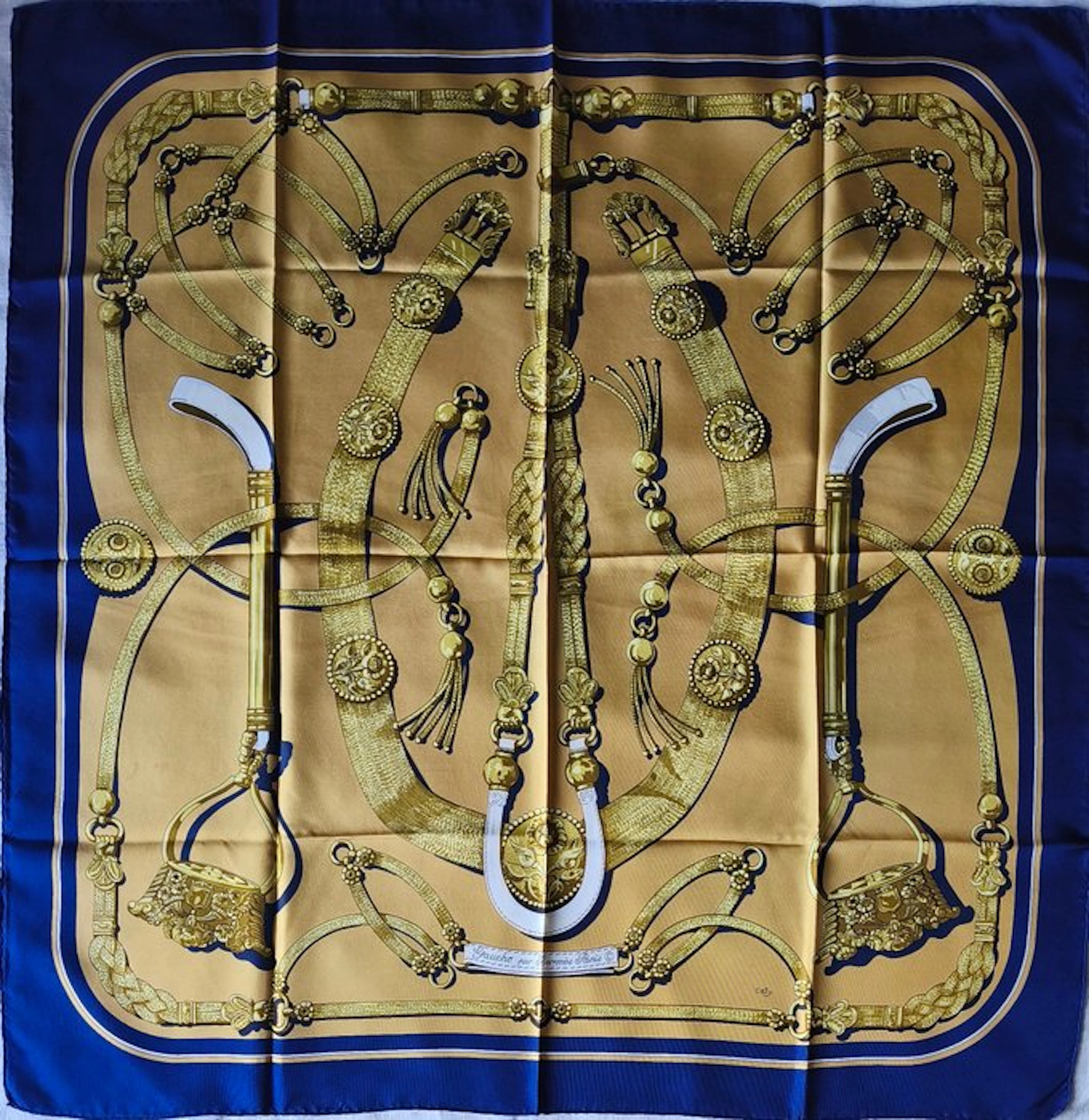 Hermès - GAUCHO by Latham (Caty). 1978 - Foulard