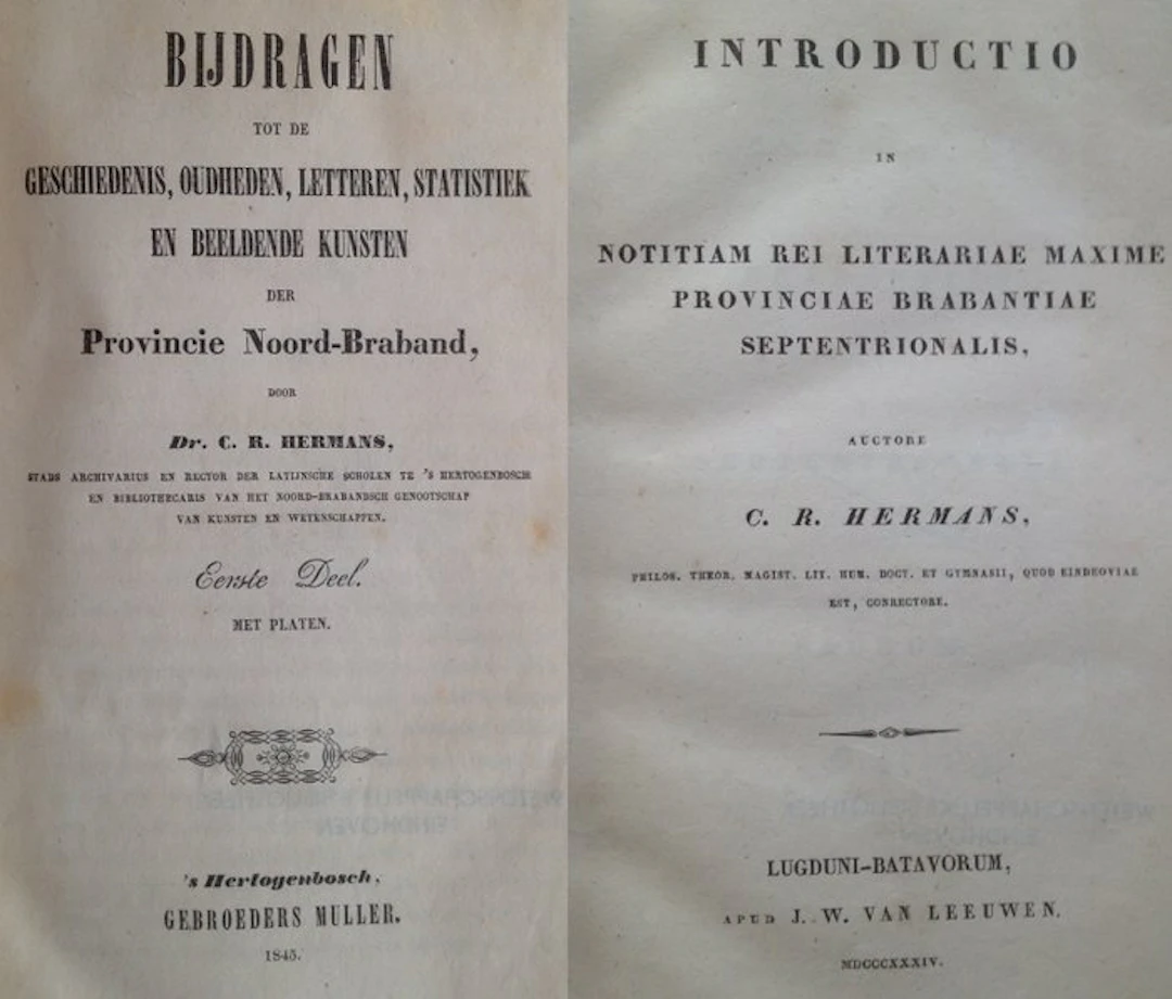 C.R. Hermans - Geschiedenis Noord-Braband - 1834-1845