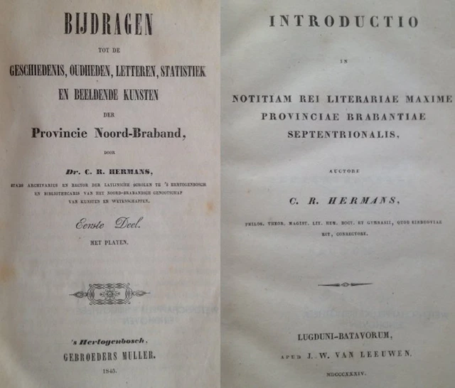 C.R. Hermans - Geschiedenis Noord-Braband - 1834-1845