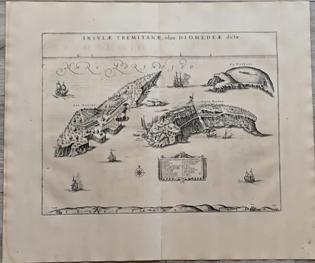 Italy - Topographic survey of the Territory: Tremiti Islands