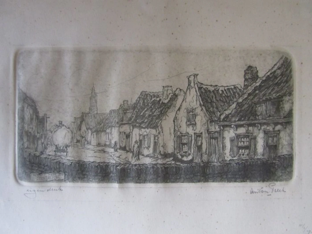 Anton Pieck (1895-1987) - Achter de kamp