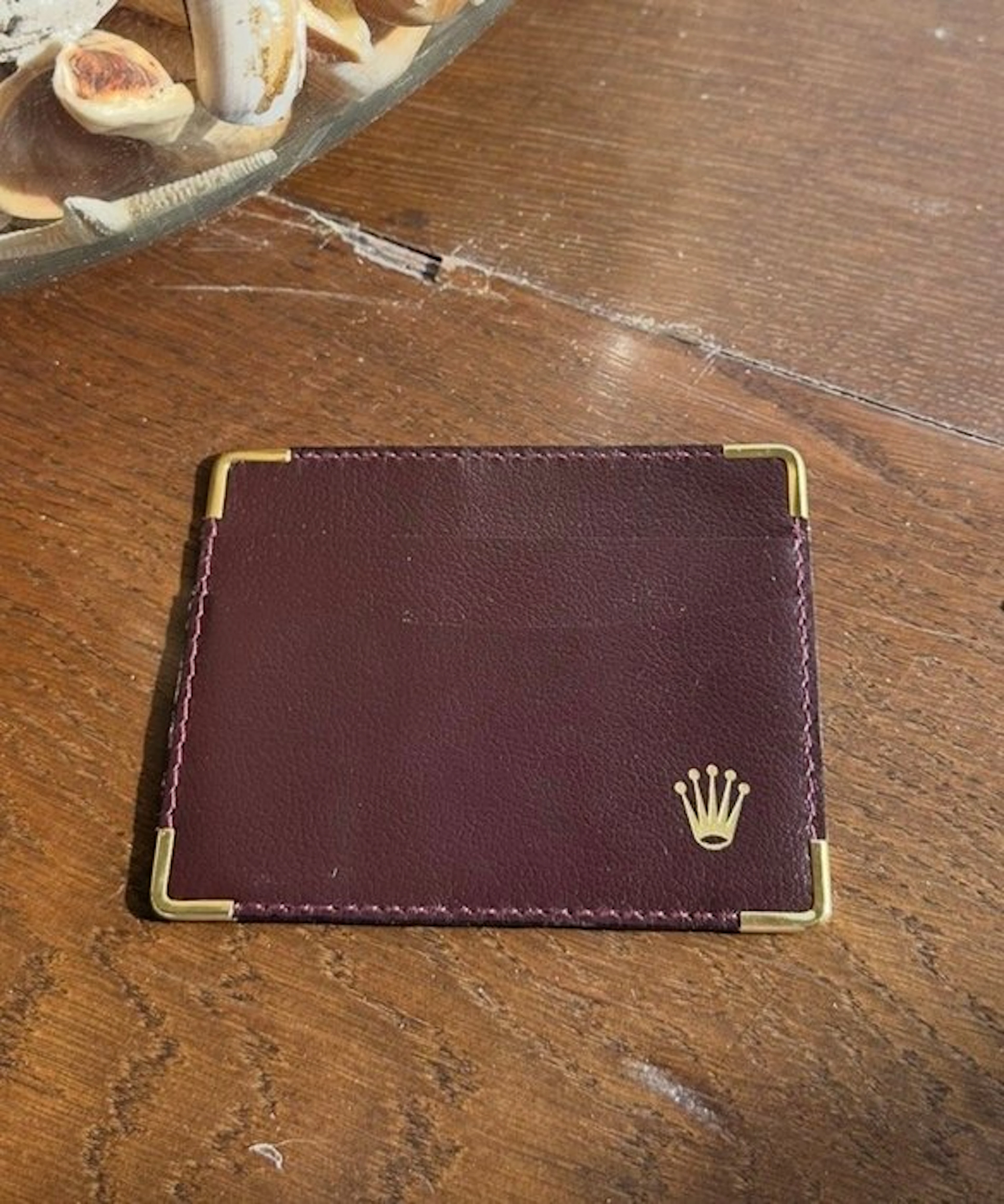 Rolex - Brown - credit card Holder - limited Edition
