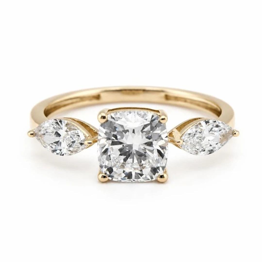 No reserve price - Ring - 14 kt