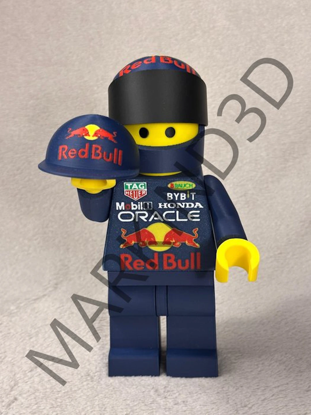 LEGO Minifigure - Racers - Redbull F1 figure