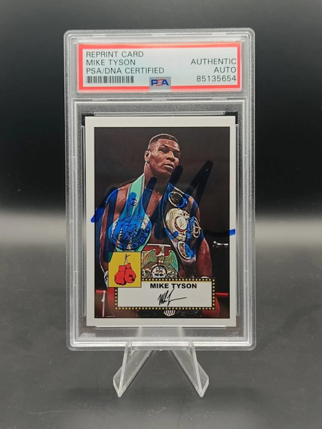 Verified HAND SIGNED AUTHENTIC Mike Tyson - PSA Graded card