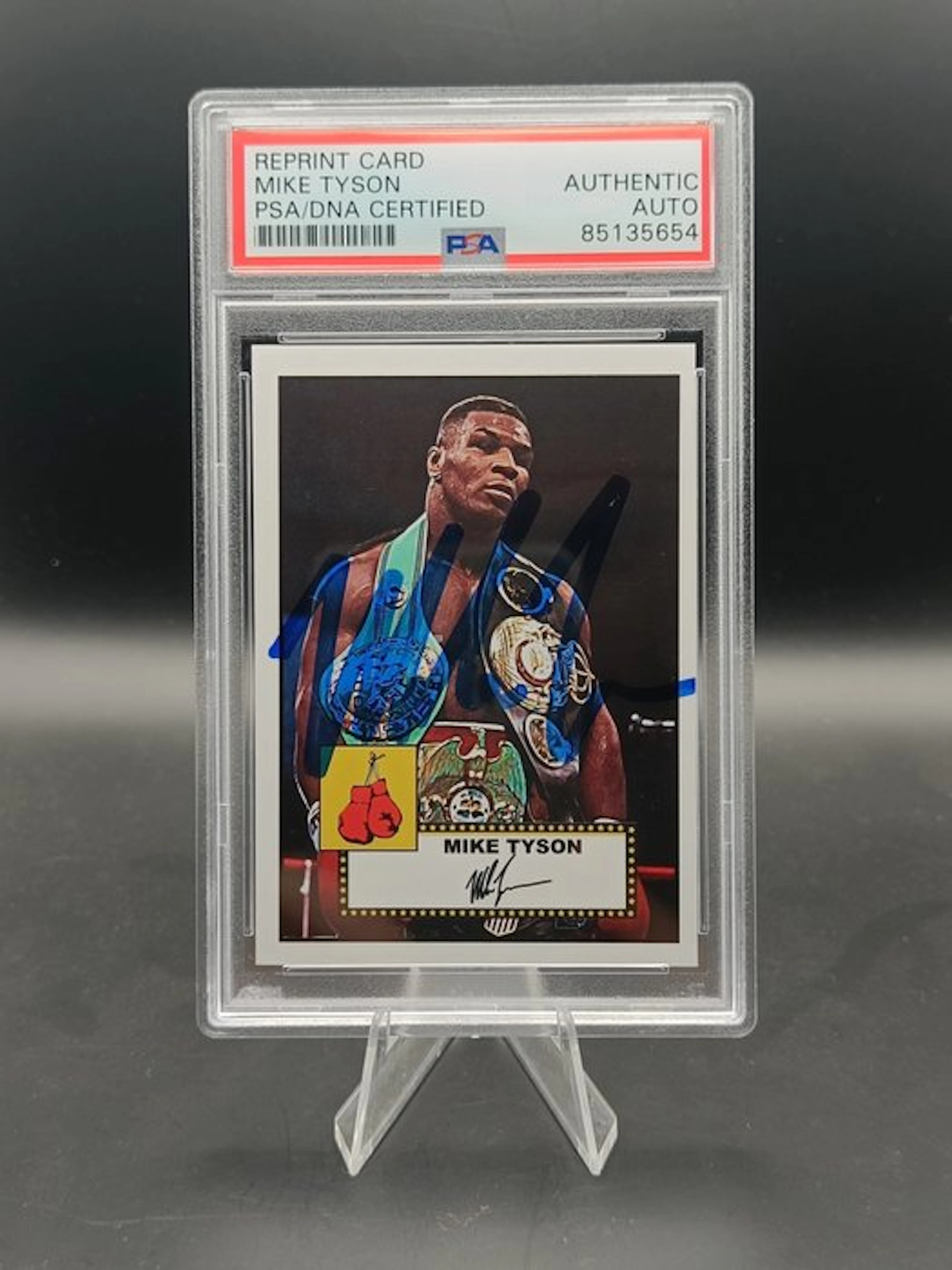 Verified HAND SIGNED AUTHENTIC Mike Tyson - PSA Graded card