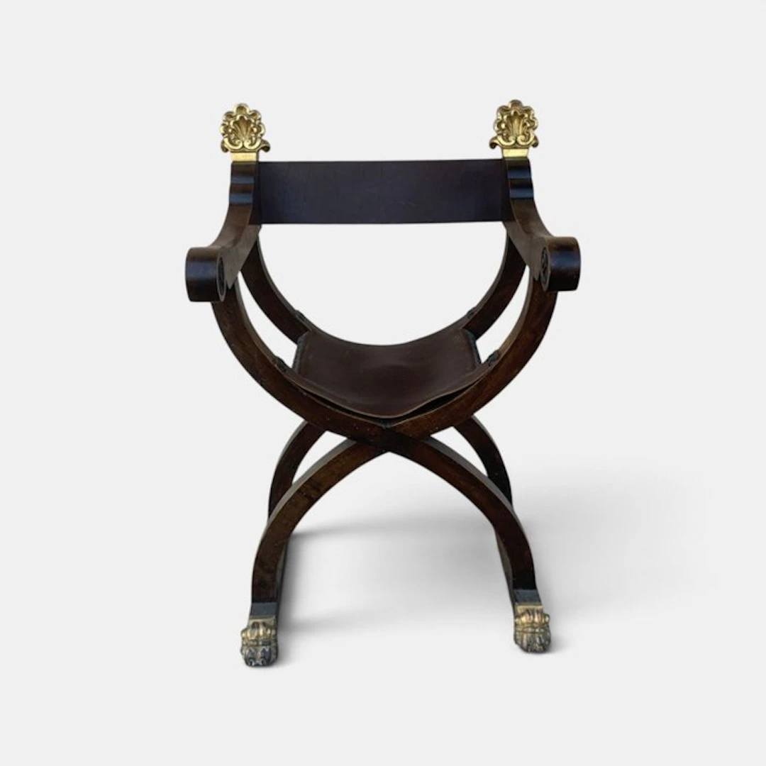 Chair - Savonarola - Leather