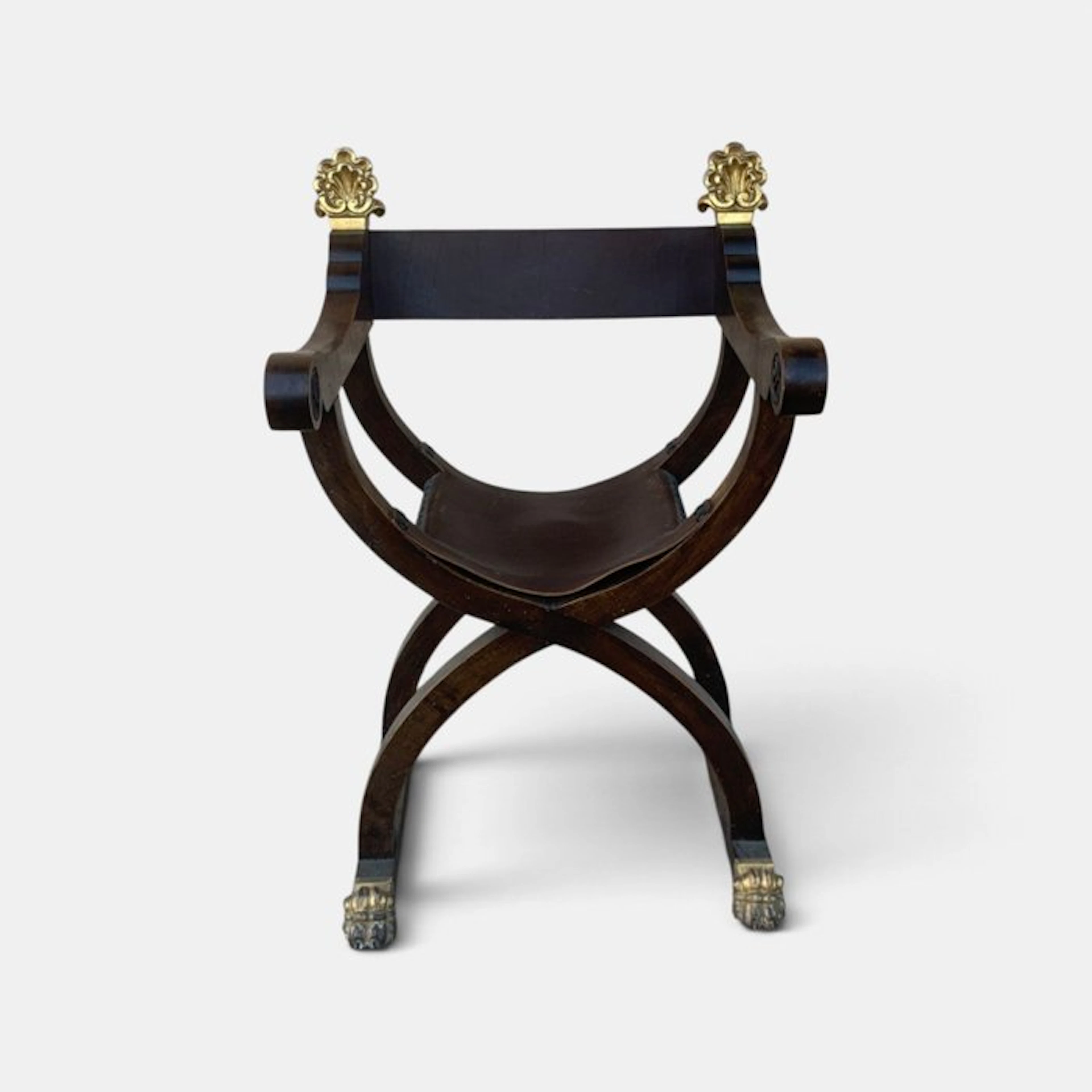 Chair - Savonarola - Leather