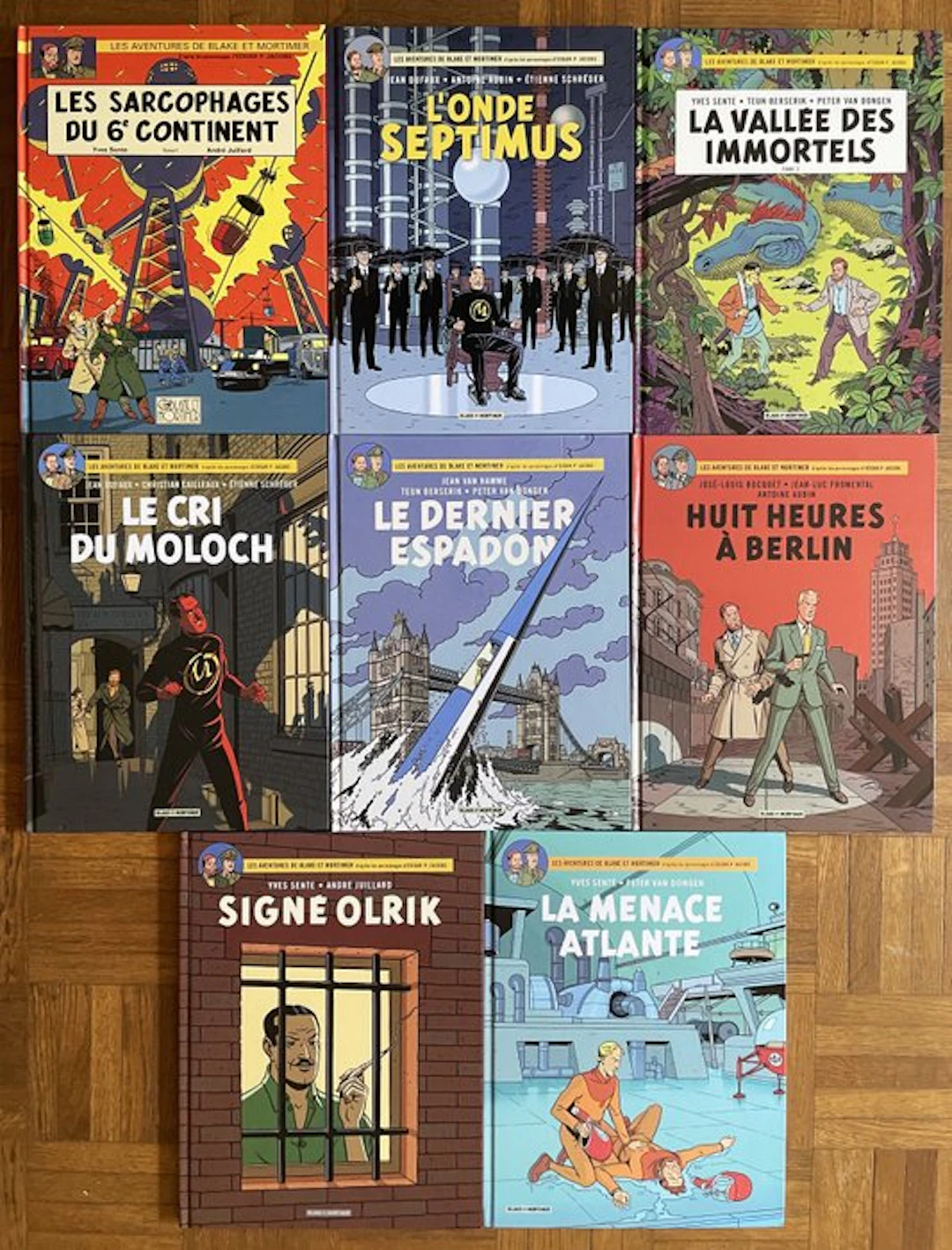 Blake & Mortimer T16 + T22 + T26 à T31 - 8x C - 8 Album...