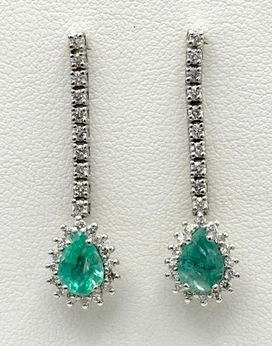 Drop earrings - 18 kt