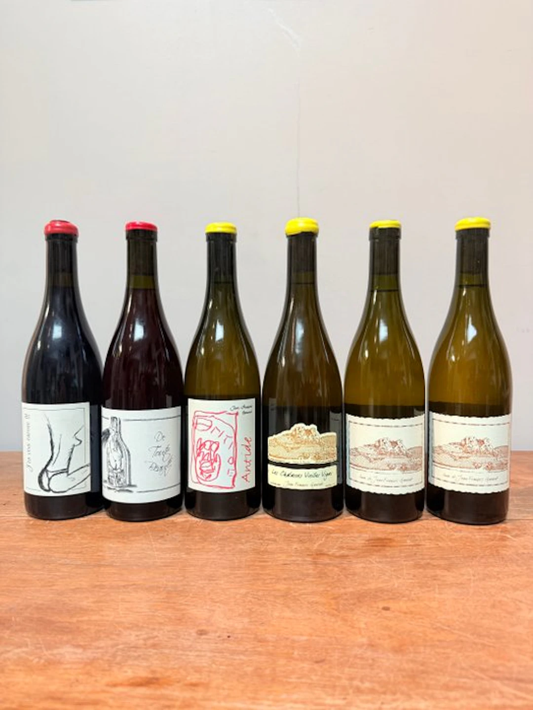 Ganevat: J’en veux encore, De Toute Beauté, Antide, Chasseses, Cedres, Clos - Jura - 6 Bouteilles (0,75 L)