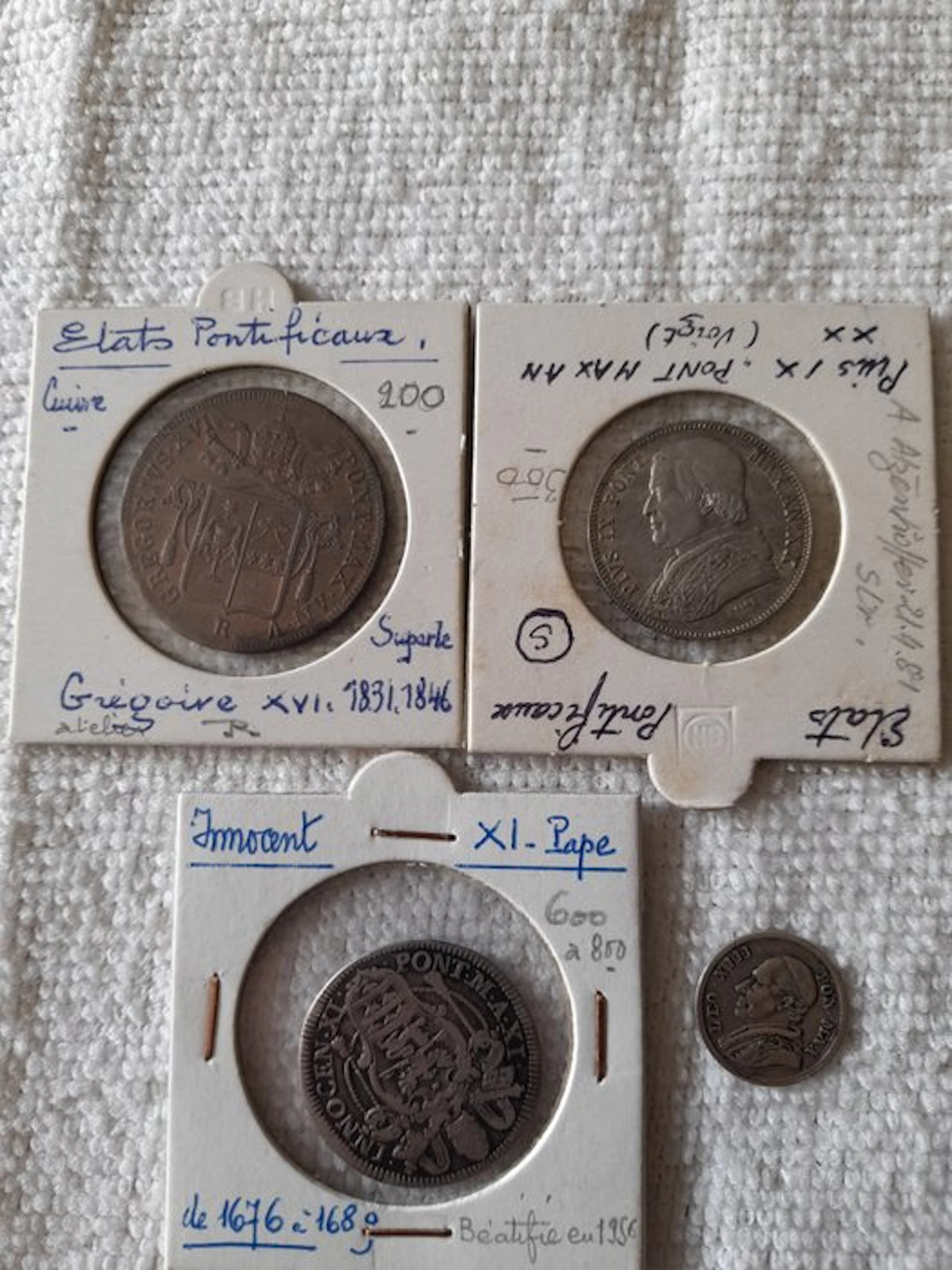 Vatican. Lot 4 coins and medals