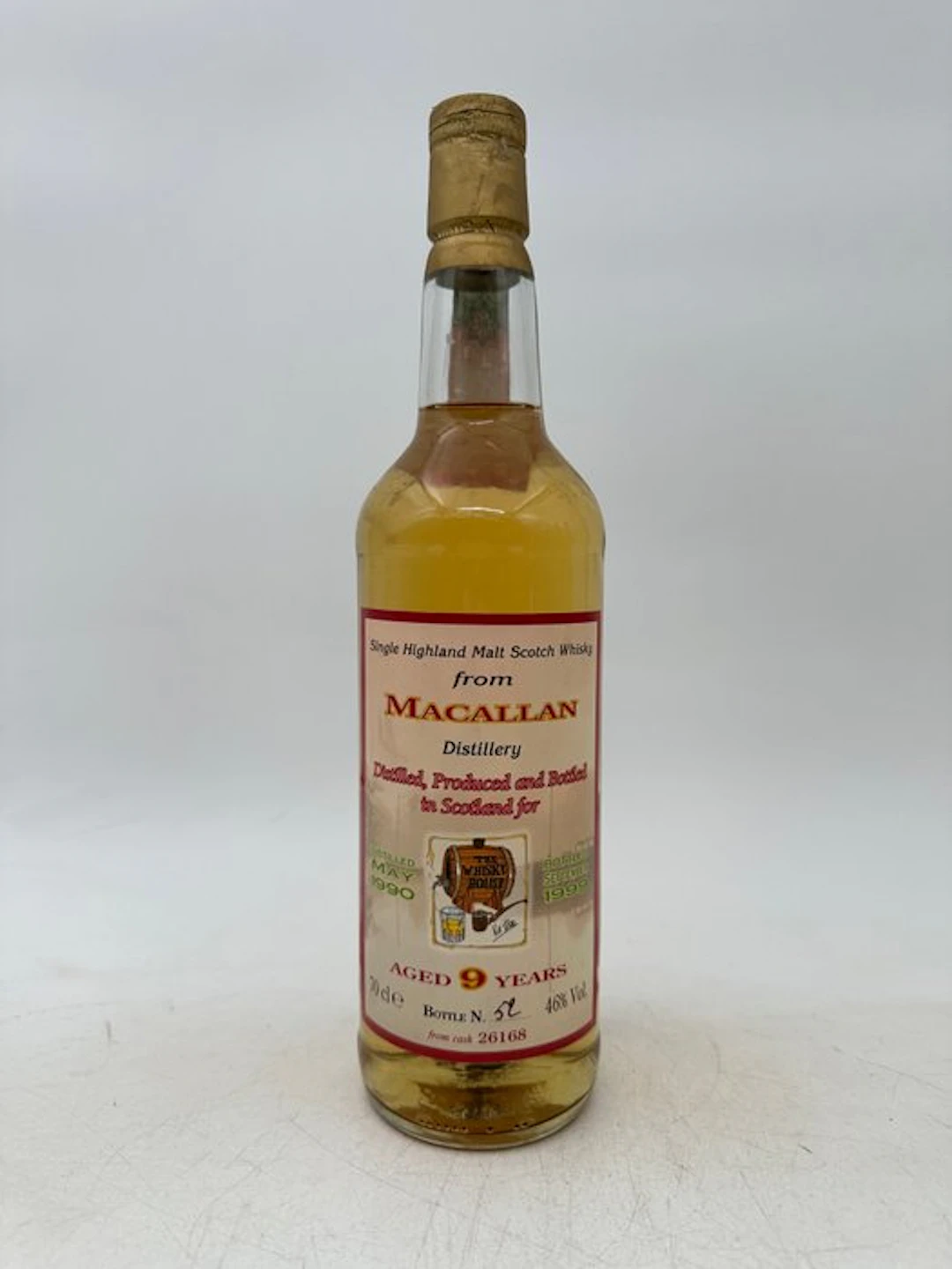 Macallan 1990 9 years old The Whisky House Kik Bar - b. 1999 - 70cl